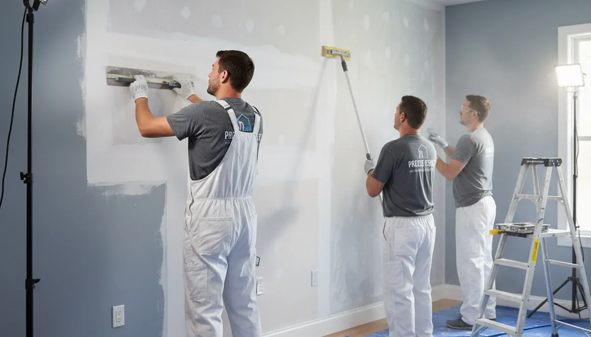 Harrisburg, PA drywall repair by Harrisburg Paint Pros for cracks, dents, and moisture damage