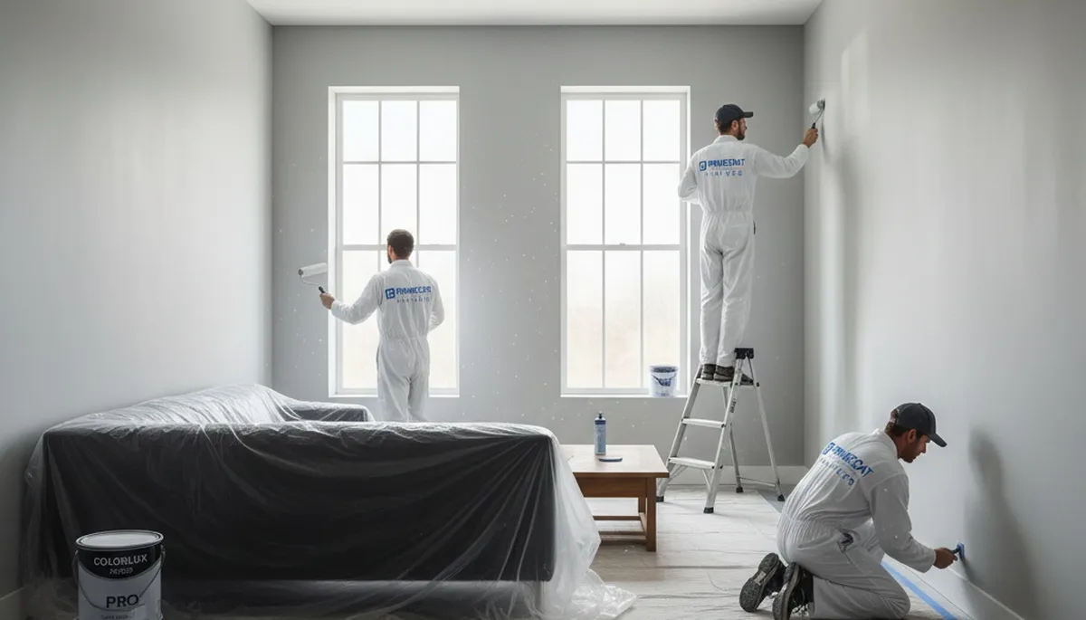 Interior house painting in Harrisburg, PA by Harrisburg Paint Pros for a clean, durable finish