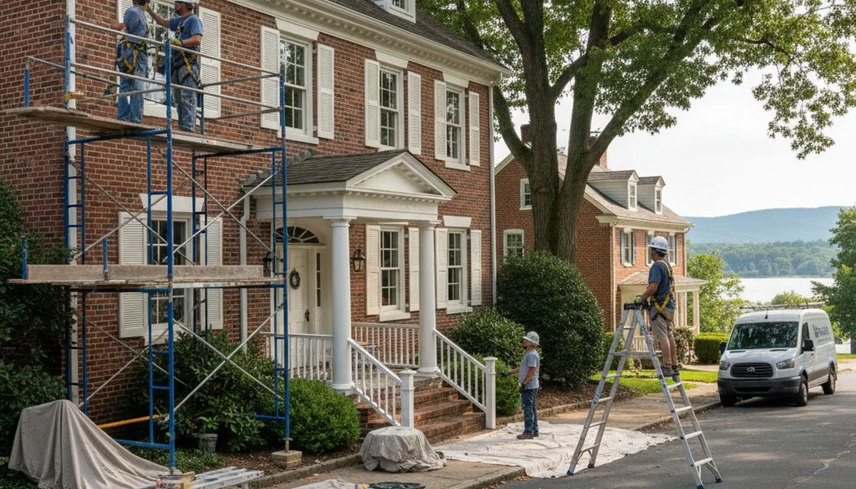 Painting contractor in Harrisburg, PA providing professional residential and commercial painting services